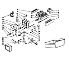 Kenmore 2538569180 ice maker parts diagram