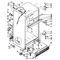 Kenmore 1068638553 cabinet parts diagram