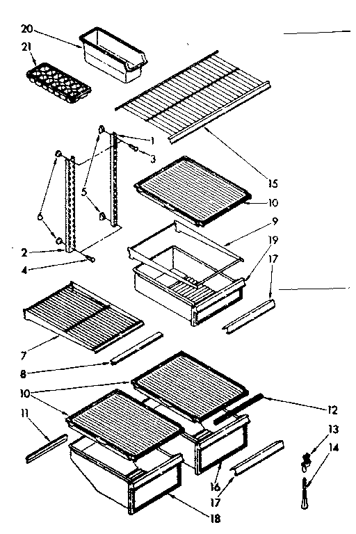 Shelf parts