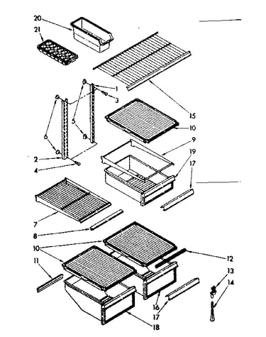 Shelf parts