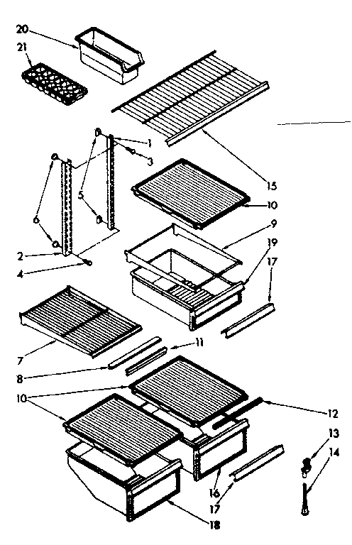 Shelf parts