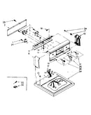 Top and control panel parts