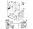 Kenmore 11088416720 cabinet parts diagram