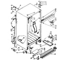 Kenmore 1068637710 cabinet parts diagram