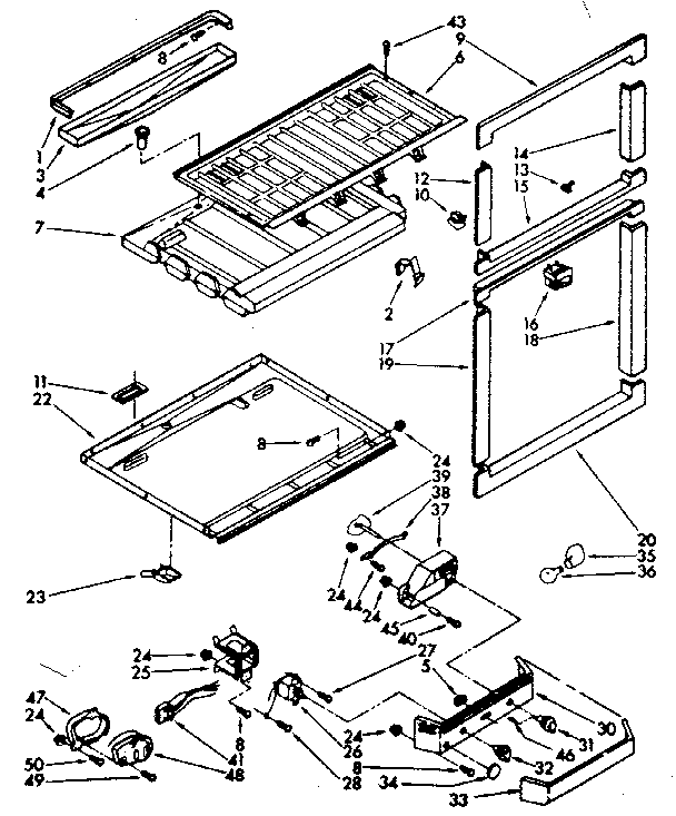 Breaker and partition parts