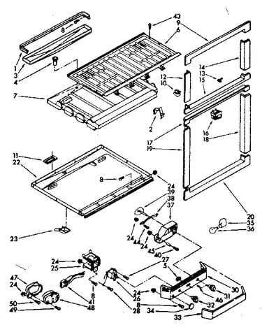 Breaker and partition parts