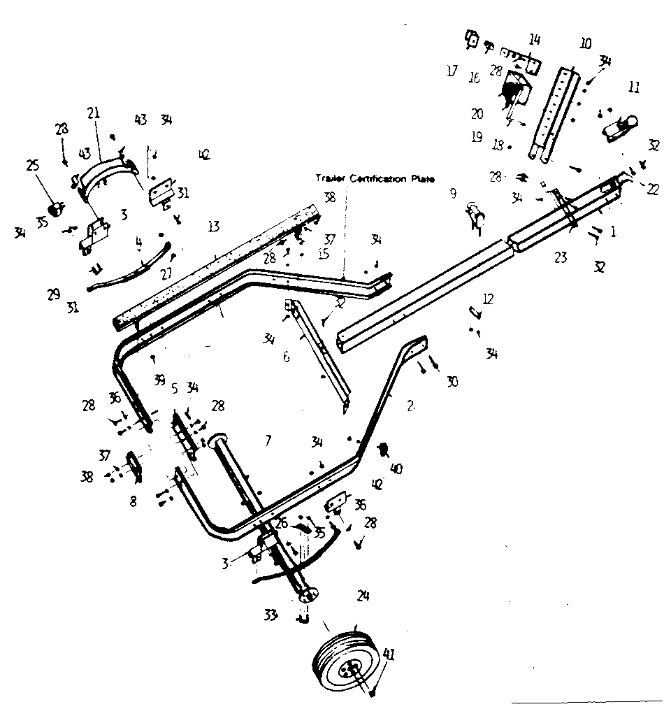 Boat trailer