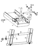 Barbell support and front leg assembly