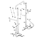 DP 11-0650 squat rack assembly diagram