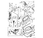 Kenmore 11087592320 cabinet parts diagram
