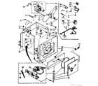 Kenmore 11077409850 cabinet parts diagram