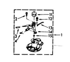 Kenmore 11082380410 water pump parts diagram
