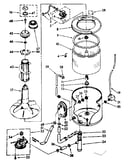 Tub and basket parts (suds only)