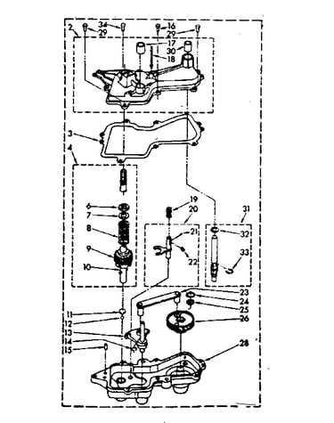 Gearcase parts