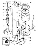 Tub and basket parts (suds only)
