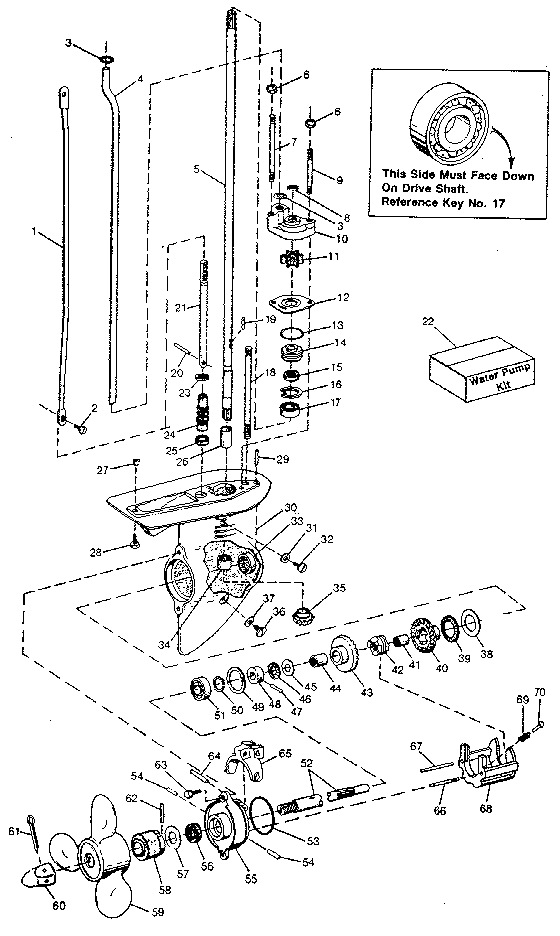 Gear housing assembly