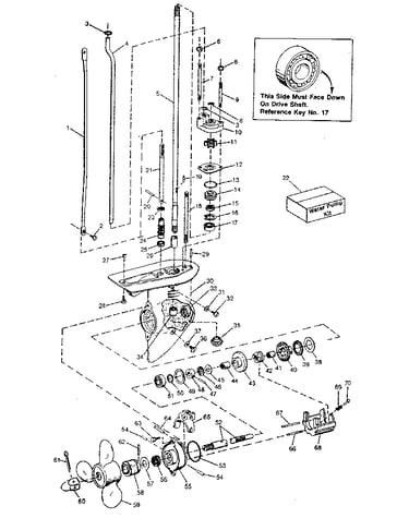 Gear housing assembly