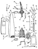Handle and bag housing