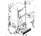 Kenmore 1068630514 cabinet parts diagram