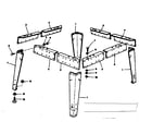 Craftsman 113190060 craftsman leg set 9-22236 diagram