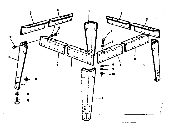 Craftsman leg set 9-22236
