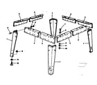 Craftsman 113190650 leg set diagram