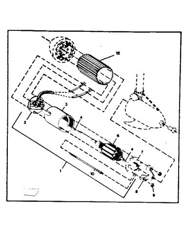 Motor electric assembly