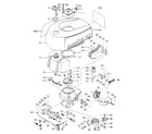 Craftsman 298585190 fig. 2 tank, clutch & muffler diagram