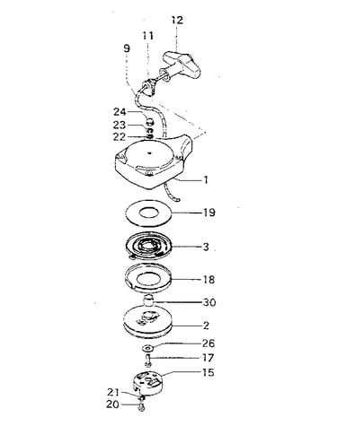 Fig. 3 recoil starter