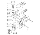 Craftsman 298585190 fig. 5 handle & bracket diagram