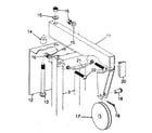 DP 15-4000-EXERCISE BENCH lat bar pulley diagram