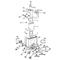 DP 15-4000-EXERCISE BENCH base assembly diagram