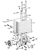 Support tube and wheels