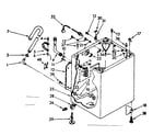 Kenmore 11072408670 cabinet parts diagram