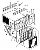 Cabinet and front panel parts