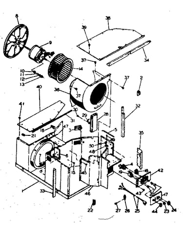 Electrical system and air handling parts