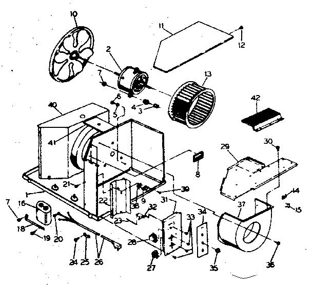 Electrical system and air handling parts