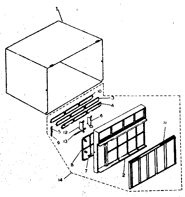 CABINET AND FRONT PANEL PARTS