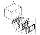 Kenmore 2538740650 cabinet and front panel parts diagram