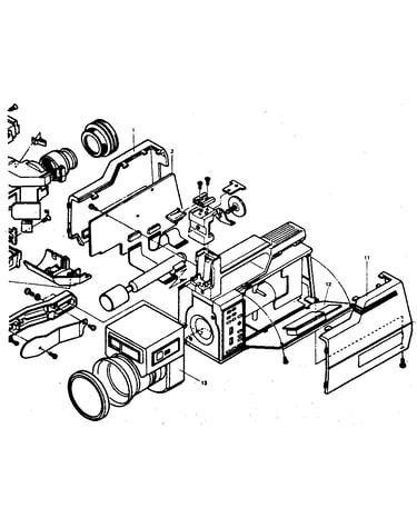 Right and left cover assembly