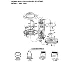 Craftsman 6461099 buffer/polisher system diagram