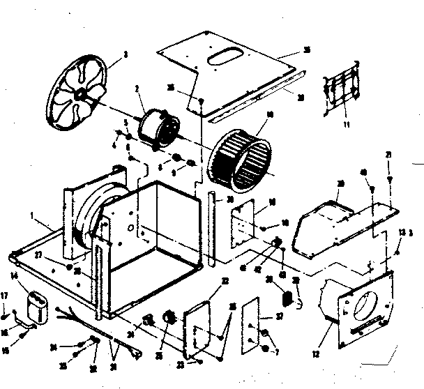 Electrical system and air handling parts