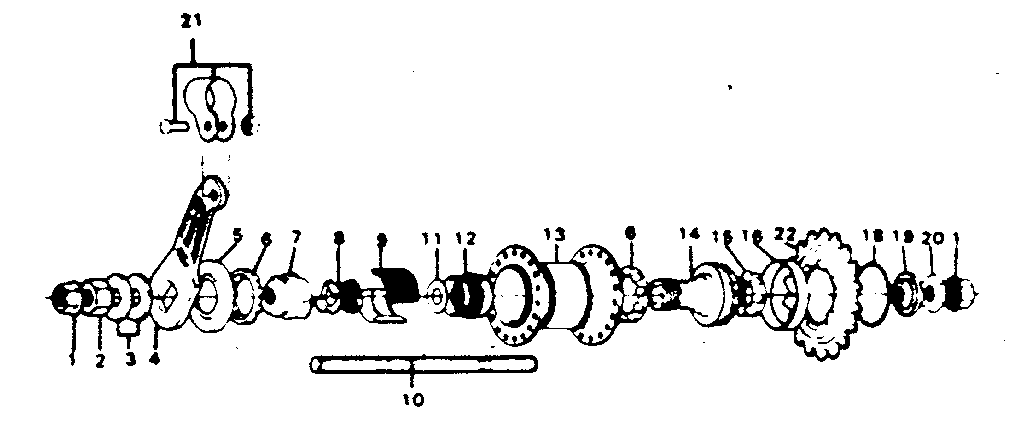 Shimano rear hub