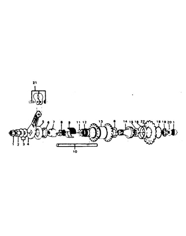 Shimano rear hub