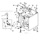 Kenmore 11082374200 cabinet parts diagram