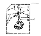 Kenmore 11083374610 water pump parts diagram