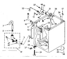 Kenmore 11082374110 cabinet parts diagram