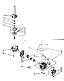 Brake, clutch, gearcase, motor and pump parts