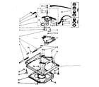 Kenmore 11081375350 machine base parts diagram