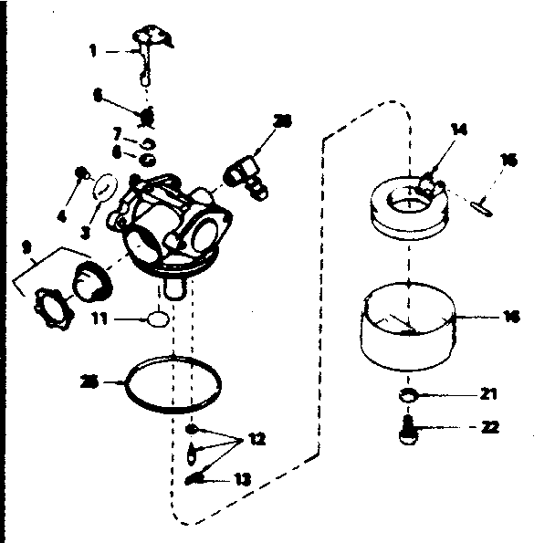 Carburetor no. 632046